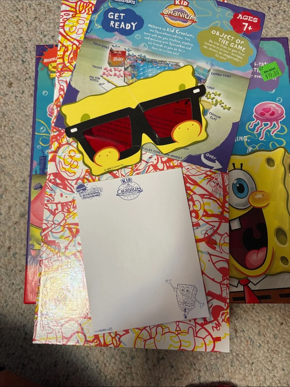 SpongeBob SquarePants Kids Cranium Game - Yellow, Blue, Purple